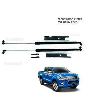 Bonnet Hood Strut LR Toyota Hilux Revo Sr5 M70 M80 2015-23 Silver Carbon Fiber - Bild 1 von 4