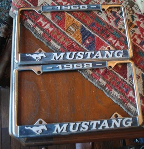 Marco de matrícula Mustang 1968 - Imagen 1 de 4