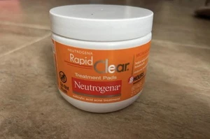 Neutrogena Rapid Clear Treatment Pads Salicylic Acid Acne Treatment 60 PADS - Picture 1 of 3