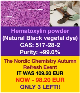 Hematoxylin Natural Black Dye | 99% | CAS:517-28-2 | 25g SALE | ONLY 3 LEFT!! - Picture 1 of 4