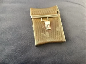 Antique Cigarette Holder? Mesh And Metal With Clasp - Picture 1 of 9