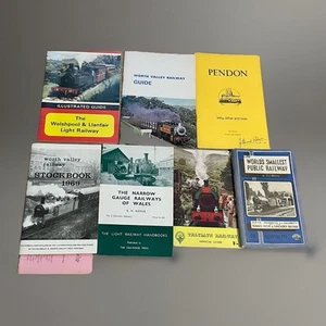 Paquete de folletos de ferrocarril y tren. Locomotoras años 60’s/70’s. Locomotora vintage - Imagen 1 de 5