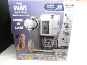 MACHINE À SERVICE SOUPLE ET À CRÈME GLACÉE NINJA SWIRL BY CREAMi | NEUVE DANS SA BOÎTE ** - Photo 1/11
