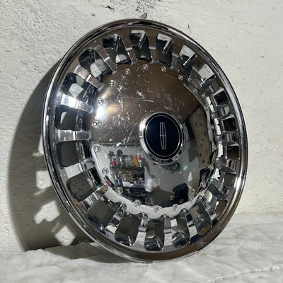 Tapacubos cubierta de rueda cromada Lincoln Town Car 1998-1999 16" F8MC-1130-CA Foto 1 de 4