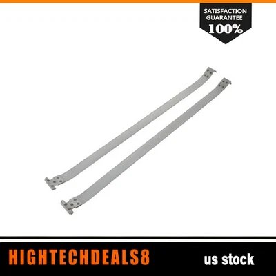 2 correas plateadas para tanque de combustible para Jeep Grand Cherokee 2000-2002 2003 2004 Foto 1 de 3