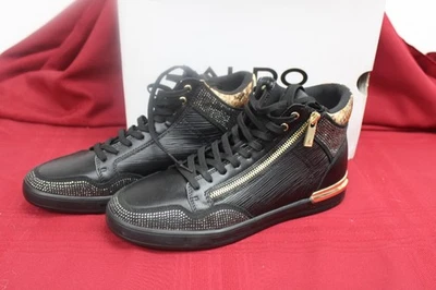 Zapatos Aldo Mujer Tenis al Tobillo Talla 9.5 Sauerberg Negro Repujado Foto 1 de 4