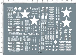Súper Detalle Hasta 1/10TH WILD WILLY Marcas Personalizadas Kit Modelo RC Calcomanía Tobogán Acuático - Imagen 1 de 1