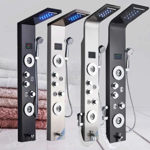 Ducha de Acero Inoxidable de LED Columna Panel de Ducha Con Ducha de Mano - Imagen 1 de 118