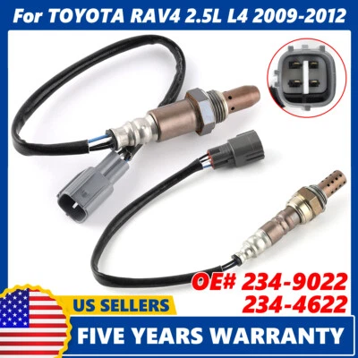 Sensor de oxígeno aguas arriba + aguas abajo 2 piezas para Toyota RAV4 2009 2010 2011 2012 2,5 L Foto 1 de 4