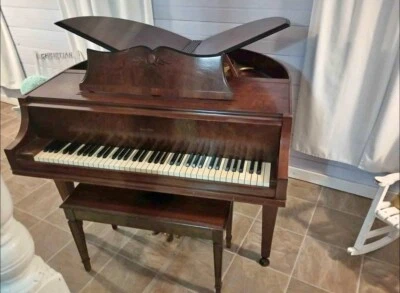 1933-1937 Wurlitzer Butterfly Grand Piano - Image 1 of 3