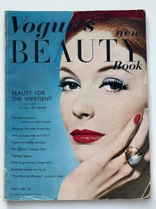 1960 Vogue magazine Beauty Book 60s vintage hair styles makeup lips eyebrows - Picture 1 of 4