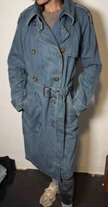 Lauren Ralph Lauren Fabulous Denim Trench Coat Sz 8 NWT $365 - Picture 1 of 5