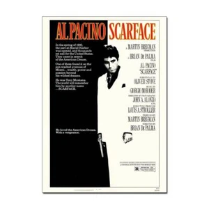 Scarface Filmposter | Offizielles Kino Wandbild - Filmdrucke A4 A3 - Bild 1 von 5