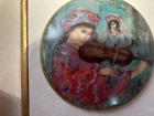 Edna Hibel  Framed PORCELAIN medallion "SONG OF LIFE" Scherzo Ltd. edition #642