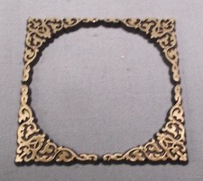 trophy parts lot of 20 pcs. 4 corner trim 2" center diameter gold