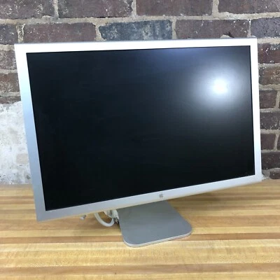 Apple Cinema M9178LL/A 23 inch Aluminum Display  - Silver w/Power Adapter WORKS - Image 1 of 4