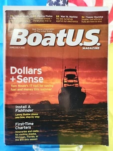 Boat US Magazine June July 2012 Install A Fishfinder FREE SHIPPING!!! - Imagen 1 de 3