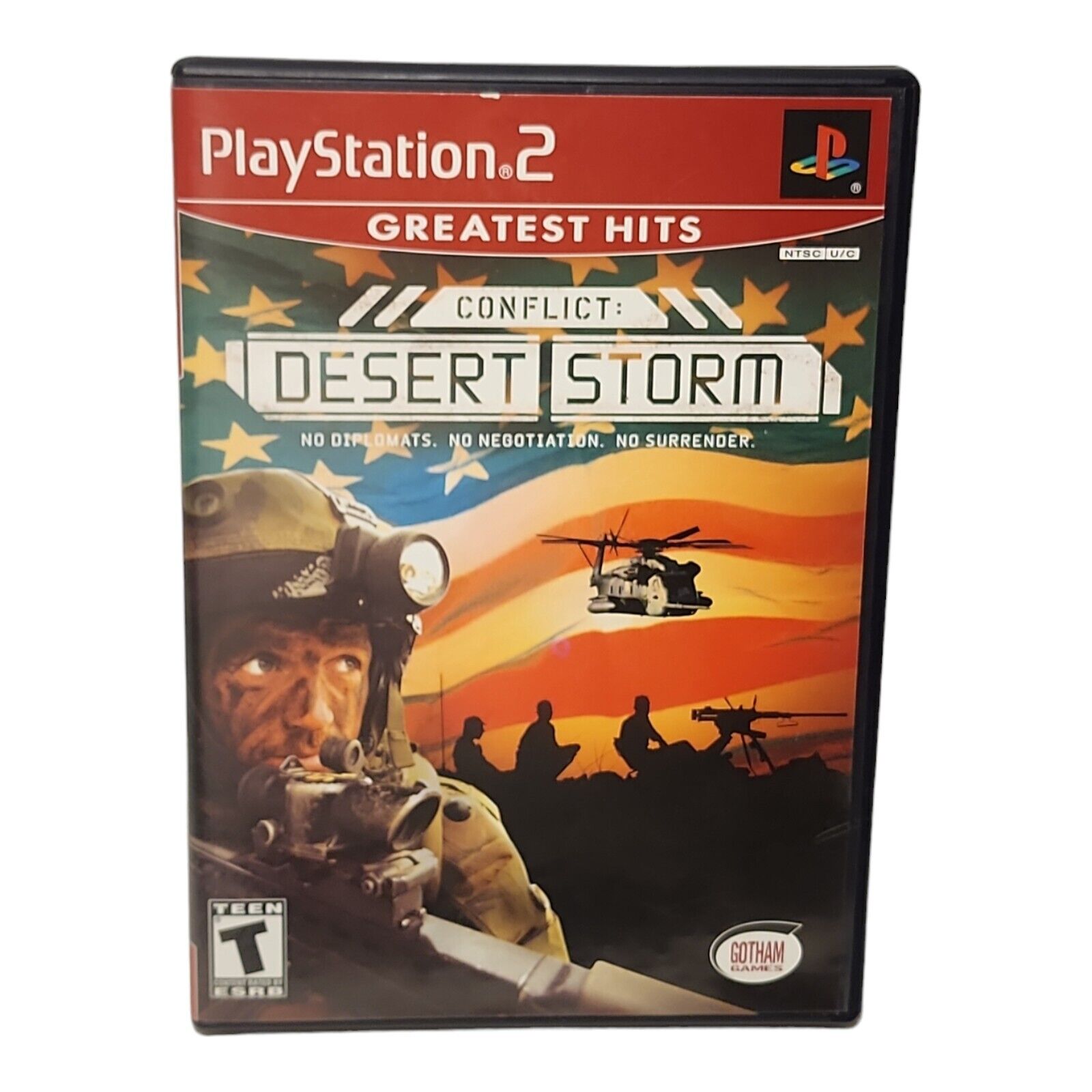 Conflict: Desert Storm PlayStation 2 PS2, 2002 Complete with Manual 