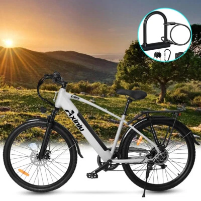 Bicicleta eléctrica Axiniu 750W Ebike 26" bicicleta de cercanías bicicletas eléctricas de ciudad para adultos Foto 1 de 4