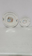 Wedgwood Peter Rabbit 9 3/4" Porcelain Plate "Don't Go Into The Garden." 1993