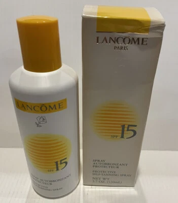 LANCOME PARIS SPF-15 AUTOBTONZANTE PROTECTOR 3,7 OZ SPRAY AUTOBRONCEADOR LEER LISTA  Foto 1 de 4
