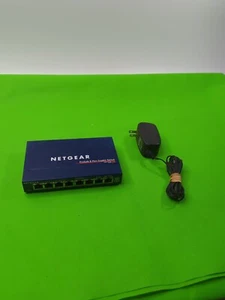 NetGear GS108 v3 ProSafe 8-Port Gigabit Switch Ethernet *No Power Cable* - Picture 1 of 6