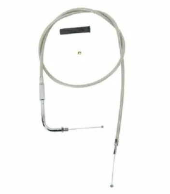 Cable acelerador Harley Davidson 48" acero inoxidable - Drag Specialties 0650-1091 Foto 1 de 3