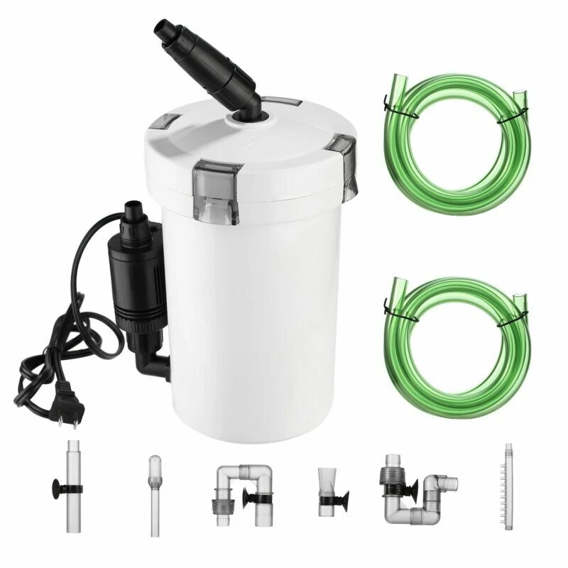IMOUNTEK HW-603B 3-STAGE AQUARIUM EXTERNAL CANISTER FILTER CLEANER 105 GPH 28 GALLON MINI