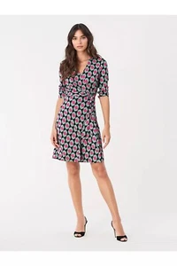 DVF New Julian Two Hexagon Black Size XXS - Picture 1 of 7
