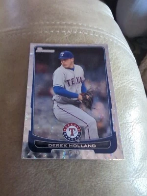 2013 (RANGERS) Bowman Silver Ice #74 Derek Holland - Image 1 of 2