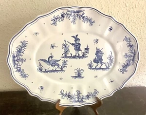 important faience presentation dish by Moustiers - Picture 1 of 11