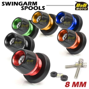 For Suzuki GSXR 600 96 97 01 09 10 11 13 14 15 16 BoB CNC Swingarm Spools - Picture 1 of 8