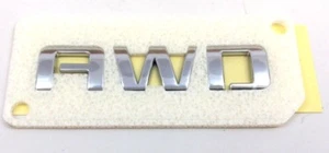 Chevrolet Chrom Fahrer Seite AWD Hinter Heckklappe Name Platte Emblem Neu Orig. - Bild 1 von 2