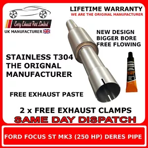 Pipa silenciador deportivo delantero Ford Focus ST 250 MK3 - Imagen 1 de 2