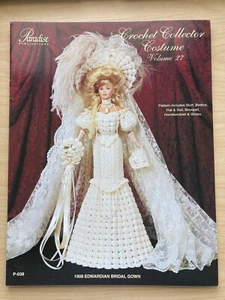 PARADISE PUBLICATIONS 1908 EDWARDIAN BRIDAL GOWN FASHION DOLL INSTRUCTION MANUAL - Picture 1 of 2