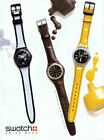 1995 Montres Swatch montres vernis foire 1 page MAGAZINE AD