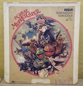 THE GREAT MUPPET CAPER - 1981 CLASSIC CED VIDEO DISC - RCA MOTION PICTURE MOVIE - Imagen 1 de 2
