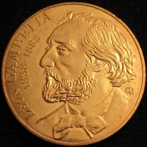 *GUTSE* FRANCIA, QUINTA REPÚBLICA, 10 FRANCS 1982, LEON GAMBETA-2, SIN CIRCULAR. - Imagen 1 de 2
