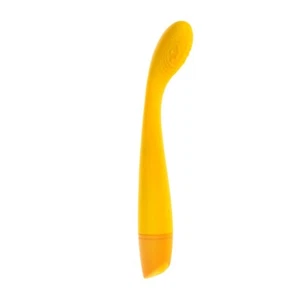 Selopa Lemon Squeeze Vibrator Yellow - Silicone Flexible Clitoral G-Spot Vibe - Picture 1 of 8