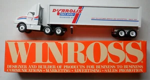 Camión y remolque diecast Winross alquiler de camiones DeCarolis 1:64 042420DBT - Imagen 1 de 1