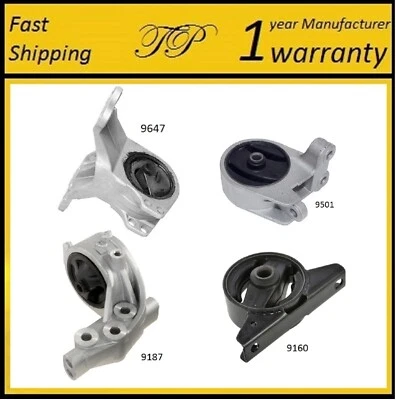 4 PCS Motor & Trans. Mount For 2000-2005 Mitsubishi Eclipse 3.0L - Manual Trans - Image 1 of 4