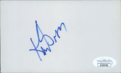 Ken Griffey Sr. Cincinnati Reds Signed 3x5 Index Card JSA Authenticated - Image 1 of 2