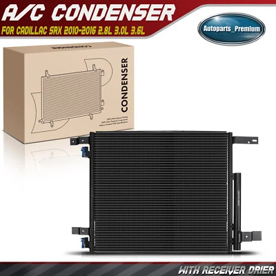 A/C Air Conditioning AC Condenser w/ Receiver Drier for Cadillac SRX 2010-2016 - Image 1 of 4