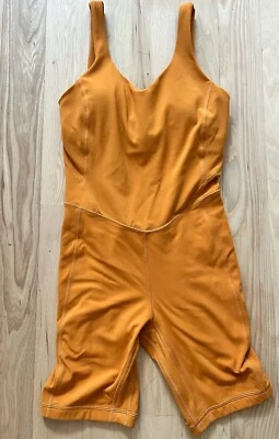 Lululemon 2022 Align Bodysuit 8" Autumn Orange Size 4 - Image 1 of 4