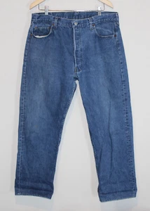 Levis' 501 0113 Vintage Made In USA Denim Jeans Fits 36-29 - Picture 1 of 10