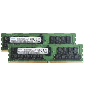 Samsung 64G 2X32GB DDR4 3200MHz Dual Rank RDIMM Registered REG ECC Server Memory - Picture 1 of 4