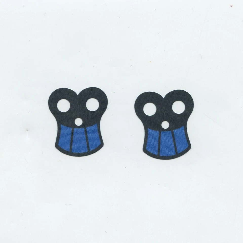 Star Wars LEGO x 2 Captain Rex Blue Minifigure Armor Pauldron Cloth Black Neck - Image 1 of 1