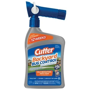 2 Pack Cutter Backyard Bug Control Spray Concentrate, 32 oz - Picture 1 of 2