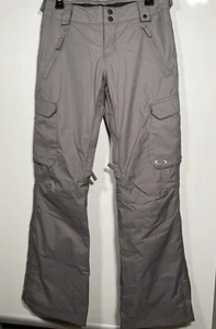 Oakley Womens Thinsulate Ski Snowboard Pants Multi pockets Gray Sz Xsmall - Picture 1 of 3