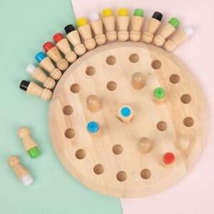 Wooden Memory Match Stick Chess Game, Funny Block Board SALE Game NEW M6Q7